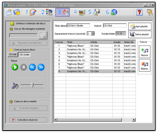 Masterizzazione CD Audio
