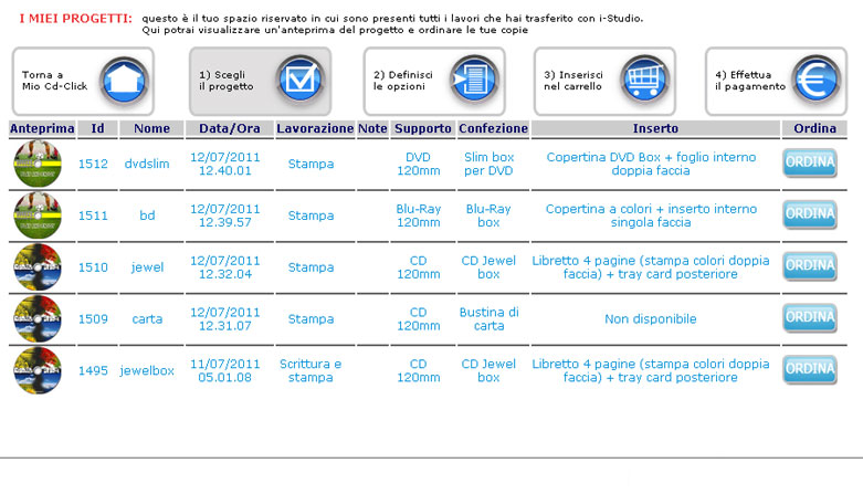 Stampa e Masterizzazione CD, DVD, Blu Ray: il tuo progetto � online