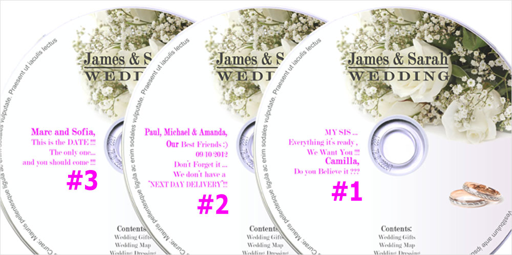 Personalizza le Partecipazioni e Bomboniere del Tuo Matrimonio con un CD DVD o Blu Ray